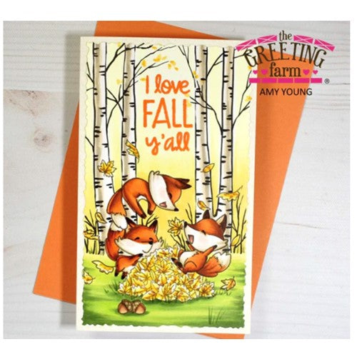 Simon Says Stamp! The Greeting Farm FOXY FALL Clear Stamps tgf635 | color-code:ALT1