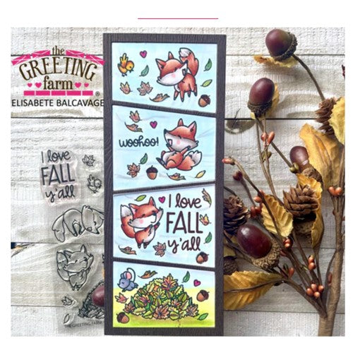 Simon Says Stamp! The Greeting Farm FOXY FALL Clear Stamps tgf635 | color-code:ALT3