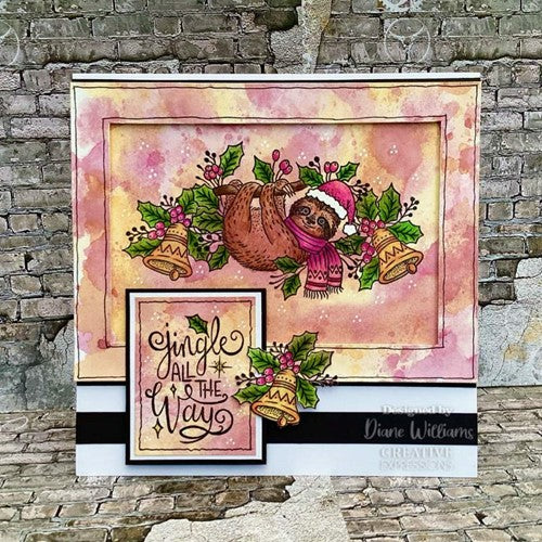 Simon Says Stamp! Creative Expressions JINGLE ALL THE WAY Clear Stamps umsdb113