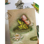 Simon Says Stamp! Lesia Zgharda FROG WITH WINGS Clear Stamp fa163