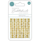 Simon Says Stamp! Craft Consortium Essential Elements GOLD PEARLS Adhesive Embellishments CEAPRL002