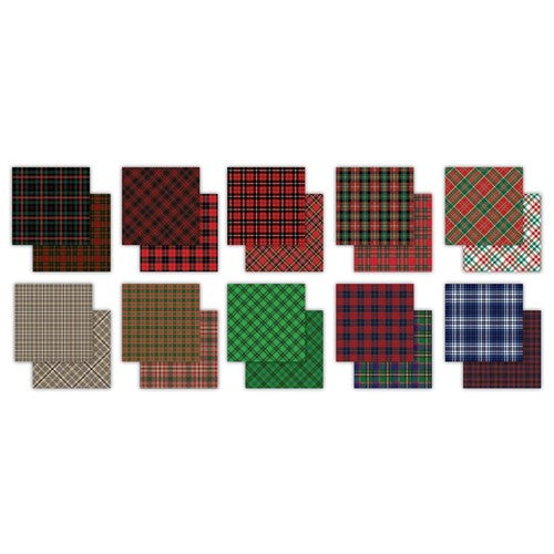 Simon Says Stamp! Craft Consortium TARTAN 6 x 6 Paper Pad CCEPAD023B