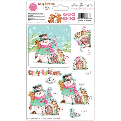 Simon Says Stamp! Craft Consortium CANDY CHRISTMAS 3D Decoupage CCDPAK011