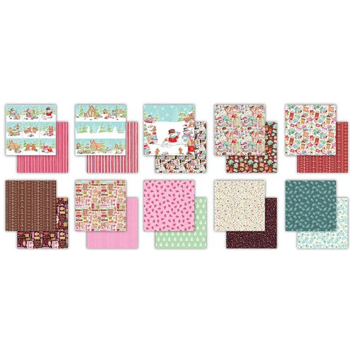 Simon Says Stamp! Craft Consortium CANDY CHRISTMAS 12 x 12 Paper Pad CCPPAD037