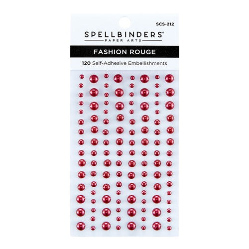 Simon Says Stamp! SCS-212 Spellbinders FASHION ROUGE Color Essentials Pearl Dots
