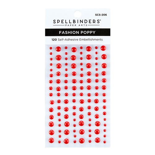 Simon Says Stamp! SCS-206 Spellbinders FASHION POPPY Color Essentials Pearl Dots