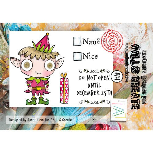 Simon Says Stamp! AALL & Create LIL ELF A7 Clear Stamps aall741
