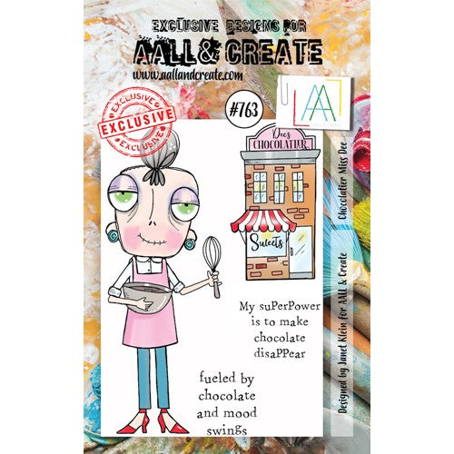 Simon Says Stamp! AALL & Create CHOCOLATIER DEE A7 Clear Stamps aall763
