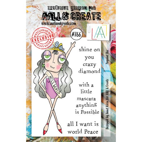 Simon Says Stamp! AALL & Create PAGEANT DEE A7 Clear Stamps aall766