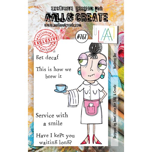 Simon Says Stamp! AALL & Create WAITRESS DEE A7 Clear Stamps aall767