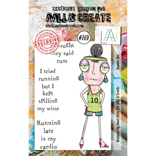 Simon Says Stamp! AALL & Create RUNNER DEE A7 Clear Stamps aall769