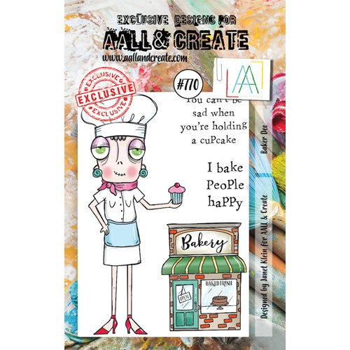 Simon Says Stamp! AALL & Create BAKER DEE A7 Clear Stamps aall770