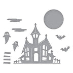Simon Says Stamp! S3-468 Spellbinders HAUNTED HOUSE Etched Dies