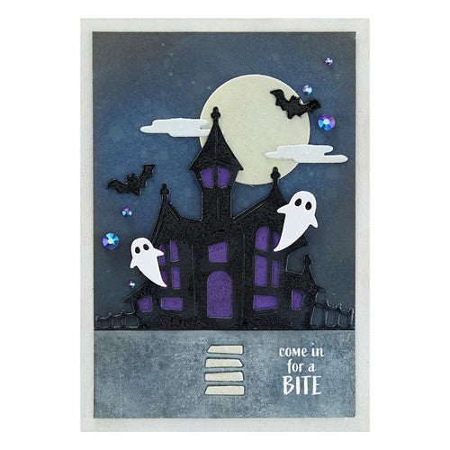 Simon Says Stamp! S3-468 Spellbinders HAUNTED HOUSE Etched Dies