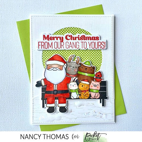 Simon Says Stamp! Picket Fence Studios SCENE BUILDING WINTER SCENERY Clear Stamp bb193
