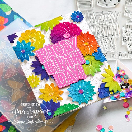 Simon Says Stamp! Simon Says Stamp Embossing Folder And Die MINTED FLORALS sfd267 | color-code:ALT00