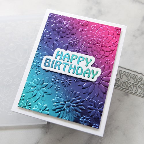 Simon Says Stamp! Simon Says Stamp Embossing Folder MINTED FLORALS sf267 | color-code:ALT1