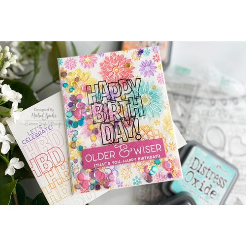 Simon Says Stamp! Simon Says Stamp Embossing Folder MINTED FLORALS sf267 | color-code:ALT5
