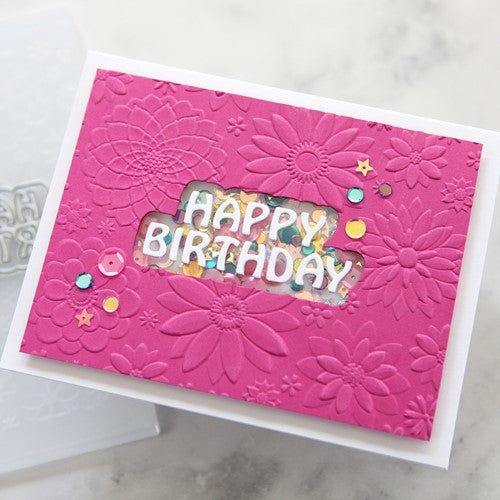Simon Says Stamp! Simon Says Stamp GROOVY HAPPY BIRTHDAY Wafer Dies sssd112665 | color-code:ALT1