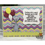 Simon Says Stamp! Riley and Company Funny Bones ENTHUSIASTIC KID Cling Rubber Stamp RWD-1061