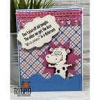 Simon Says Stamp! Riley and Company Funny Bones LIFE IN PRISON Cling Rubber Stamp RWD-1059
