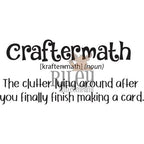Simon Says Stamp! Riley and Company Funny Bones CRAFTERMATH Cling Rubber Stamp RWD-1057