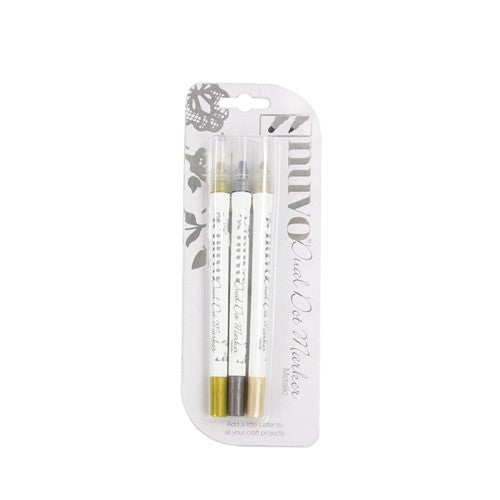 Simon Says Stamp! Tonic ALL THAT GLITTERS Nuvo Dual Tip Dot Marker Set 140n