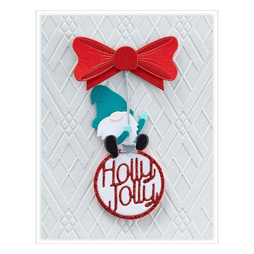Simon Says Stamp! SES-043 Spellbinders ARGYLE SOCKS Embossing Folder