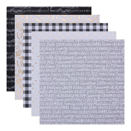 Simon Says Stamp! SCS-227 Spellbinders SANTA LANE 6x6 Paper Pad