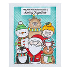 Simon Says Stamp! STP-137 Spellbinders HOLIDAY GROUP HUG Clear Stamps