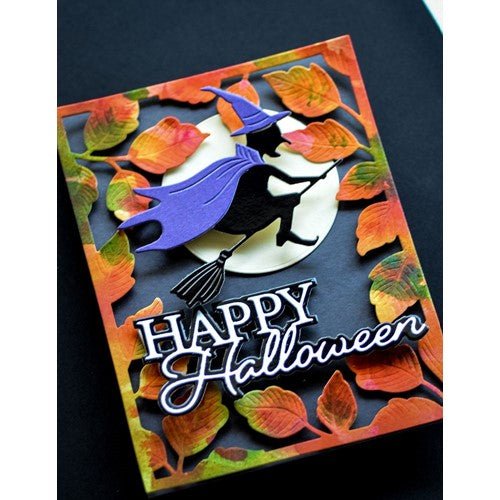 Simon Says Stamp! Memory Box HAPPY HALLOWEEN POSH SCRIPT Dies 94585