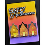 Simon Says Stamp! Memory Box HAPPY HALLOWEEN POSH SCRIPT Dies 94585