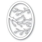 Simon Says Stamp! Poppy Stamps LEAFY BRANCH OVAL Die 2491
