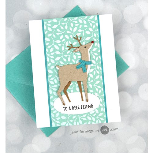 Simon Says Stamp! Poppy Stamps WHITTLE FOREST REINDEER Clear Stamps and Dies Kit kt003 | color-code:ALT4