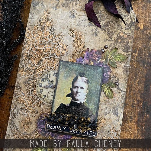 Simon Says Stamp! Tim Holtz Layering Stencil Damask CREST THS161