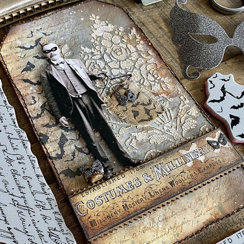 Simon Says Stamp! Tim Holtz Layering Stencil MARKINGS THS160 | color-code:ALT3