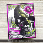 Simon Says Stamp! Tim Holtz Cling Rubber Stamps GOTHIC TAPESTRY CMS454