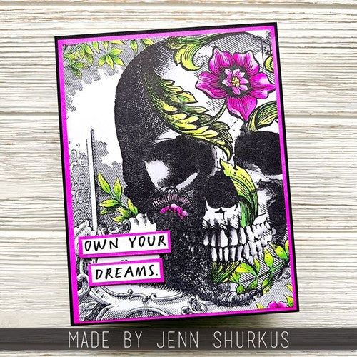 Simon Says Stamp! Tim Holtz Cling Rubber Stamps GOTHIC TAPESTRY CMS454