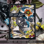 Simon Says Stamp! Tim Holtz Cling Rubber Stamps GOTHIC TAPESTRY CMS454 | color-code:ALT3