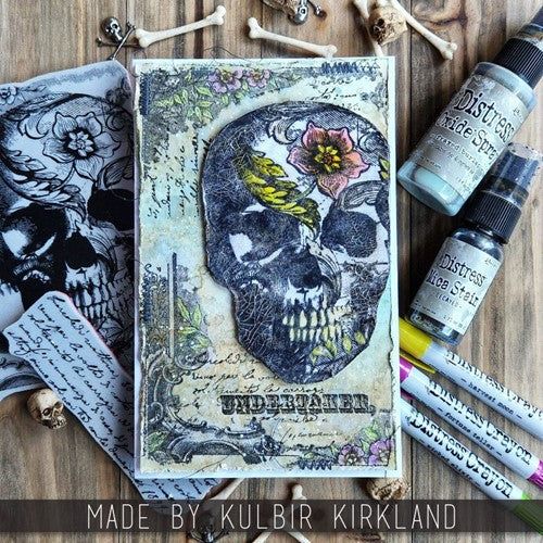 Simon Says Stamp! Tim Holtz Cling Rubber Stamps GOTHIC TAPESTRY CMS454