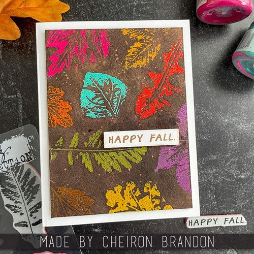 Simon Says Stamp! Tim Holtz Cling Rubber Stamps LEAF PRINTS 2 CMS450