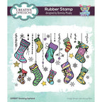 Simon Says Stamp! Creative Expressions STOCKING GARLAND Cling Stamp cer037