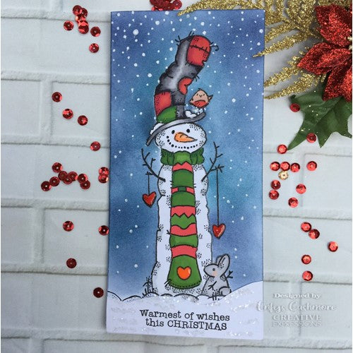 Simon Says Stamp! Woodware Craft Collection TALL SNOWMAN Clear Stamps frs422