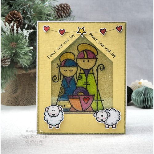 Simon Says Stamp! Woodware Craft Collection MARY AND JOSEPH Clear Stamps frs945