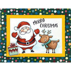 Simon Says Stamp! Dare 2B Artzy SANTA'S REINDEER Clear Stamp Set 22365