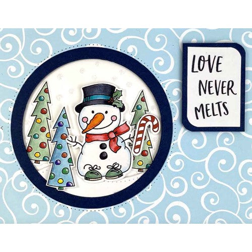 Simon Says Stamp! Dare 2B Artzy FROSTY HELLO Clear Stamp Set 22366