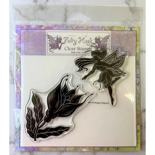 Simon Says Stamp! Fairy Hugs MAGGIE'S MAGNOLIA Clear Stamps FHS-470
