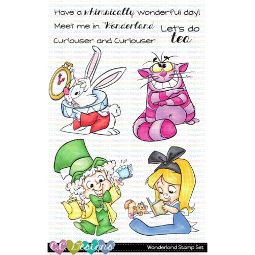 Simon Says Stamp! C.C. Designs WONDERLAND Clear Stamp Set ccd0212