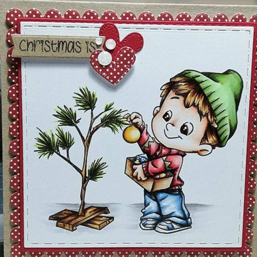 Simon Says Stamp! C.C. Designs IT'S A ROBERTO'S CHRISTMAS Clear Stamp Set ccd0117