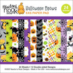 Simon Says Stamp! Newton's Nook Designs HALLOWEEN MEOWS 6 x 6 inch Paper Pad NN2208P02